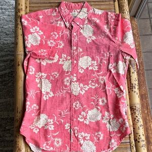 Reyn Spooner Red Floral Button Down Shirt